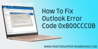 How To Fix Outlook Error Code 0x800ccc0b