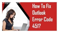 How To Fix Outlook Error Code 451?