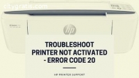 HP Printer not activated error code 20