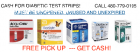 I am searching for diabetic test strips!