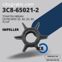Impeller 3C8-65021-2 Tohatsu Nissan Outb
