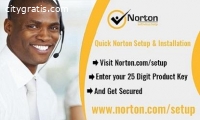 Installing Norton software to computer,