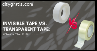 Invisible Tape Vs. Transparent Tape