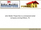 Killeen Home Rentals