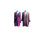 Kimonos courts en soie | Robe Kimono cou