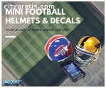 Mini Football Helmets & Decals