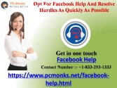 Opt For Facebook Help And Resolve Hurdle