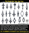 ornamental iron fence hardware materials