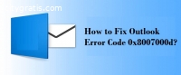 Outlook Error Code 0x8007000d