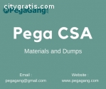 Pega CSA Materials and Dumps