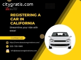 Registering a Car in California