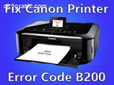 Resolve Canon Printer Error Code B200