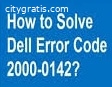 Resolve Dell Error Code 2000 0142