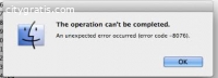 Resolve Mac Error Code 8076
