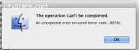 Resolve Mac Error Code 8076