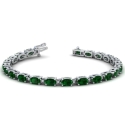 Shop  9.00 cttw Emerald Oval Bracelet