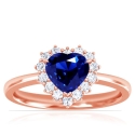 Shop Heart Shape Cheap Engagement Rings