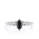 Shop Now! Black Diamond Marquise Engagem