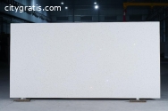 Sparkling White Quartz Countertops