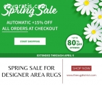 Spring Sale for Designer Area Rugs in th