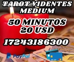 Tarot y vidente económicos 15 min 7USD