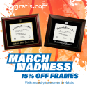 University Frames March Madness Sale