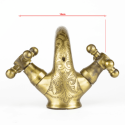 Unlaquered brass faucet