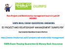 Updated CIMA E2 all Dumps Exam with PDF