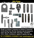 wrought iron hardware for gates